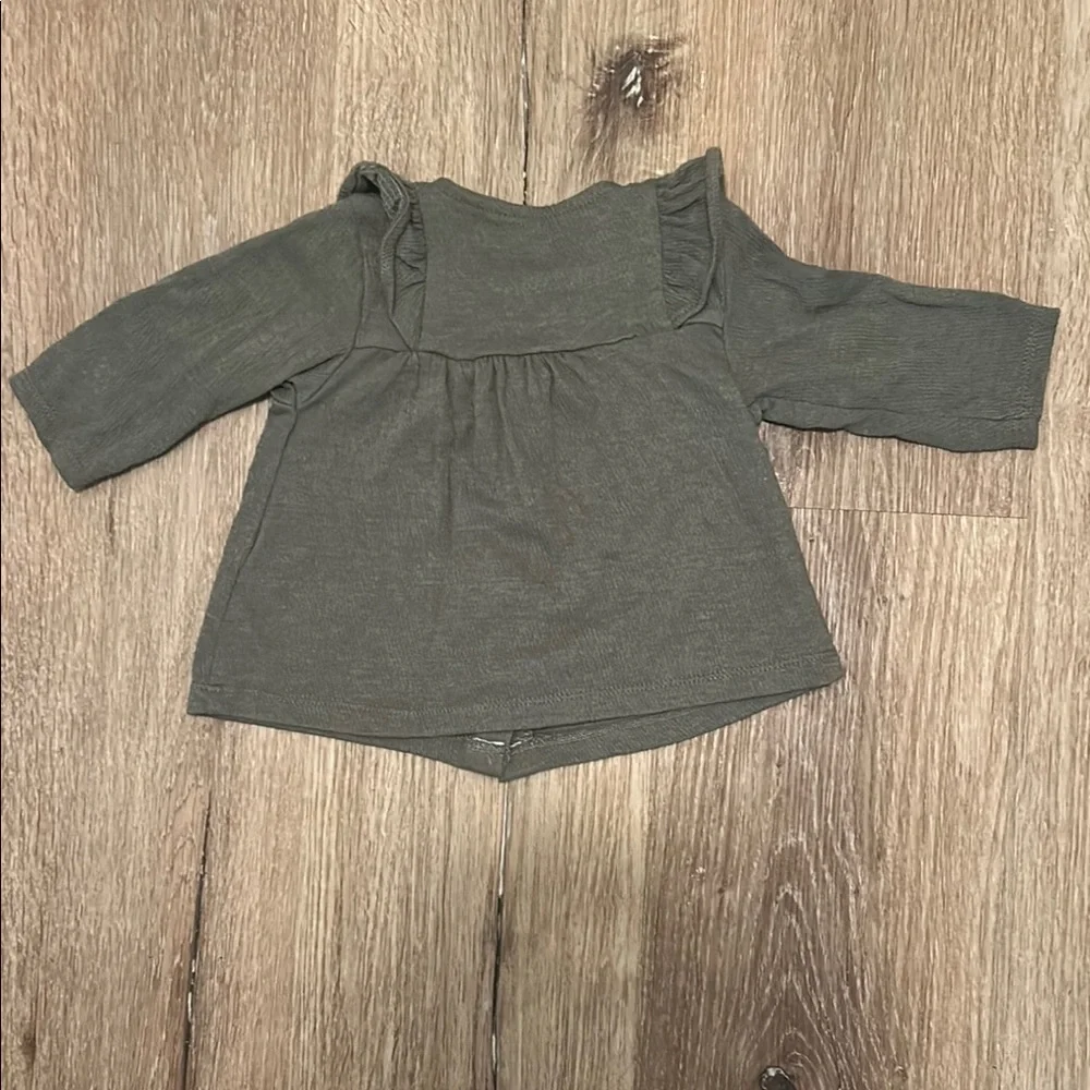 Carter’s Kids Olive Green Button-Up Shirt